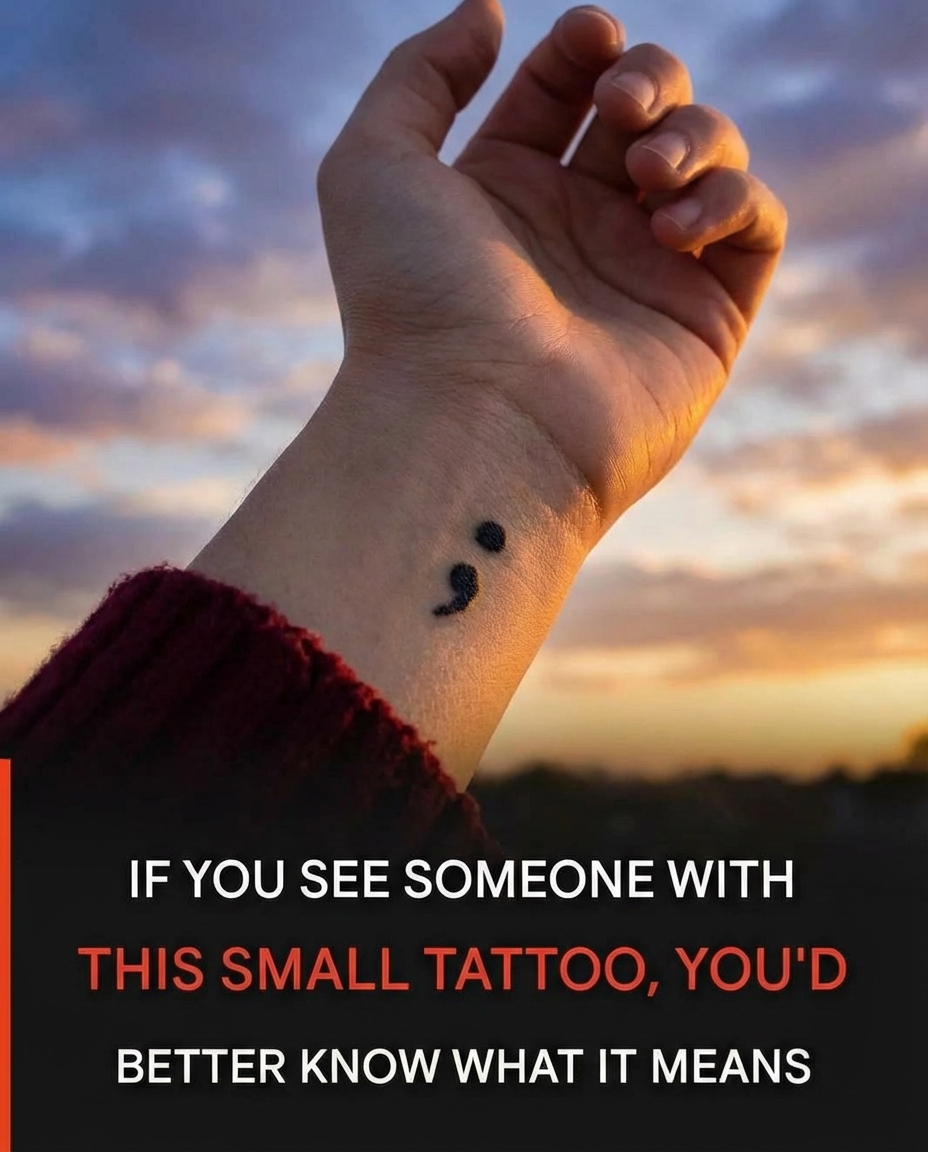 Decoding the Symbolic Semicolon Tattoo: A Beacon of Positivity
