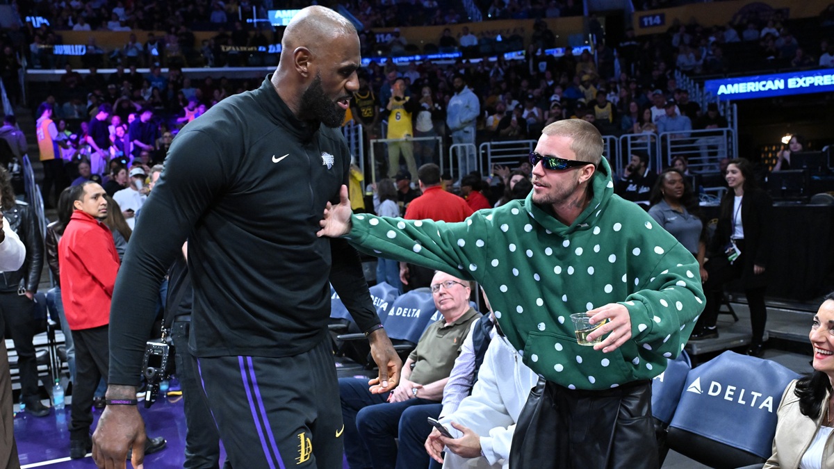 Unexpected Interaction: Justin Bieber and LeBron James' Lakers Game Encounter Goes Viral
