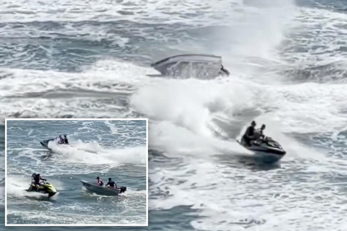 Teens on Jet Skis Cause Outrage After Boat with Kids Capsizes
