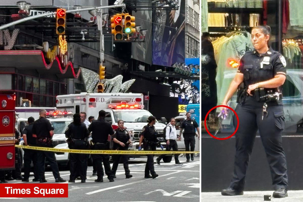 Times Square Chaos: Knife-Wielding Woman Shot After Shocking Stabbing Spree