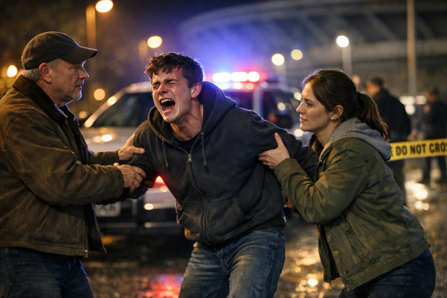 Heartbreaking Scene: Son's Desperate Cries at His Father's Lifeless Body