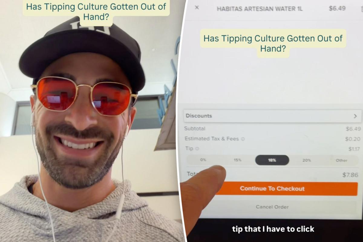 Shocking Twist: Airport Self-Checkout Demands 18% Tip!