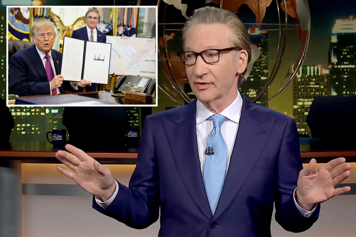 Bill Maher Unleashes on Liberals Over Trump's 'Lake America' Renaming