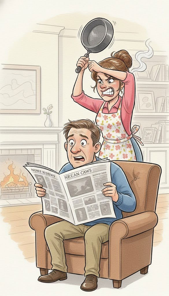 What Happens Next when a Man Catches His Wife...