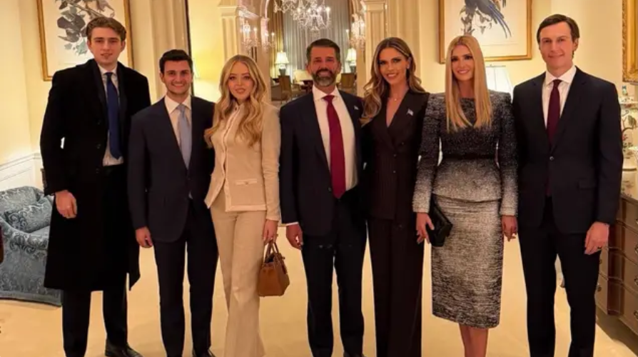 Family Picture Reveals Surprising Detail About Trump's Kids