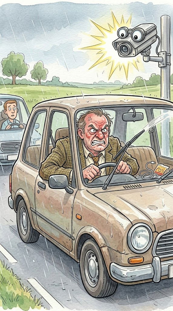 Caught on Camera: Driver's Sneaky Move Stuns Onlookers