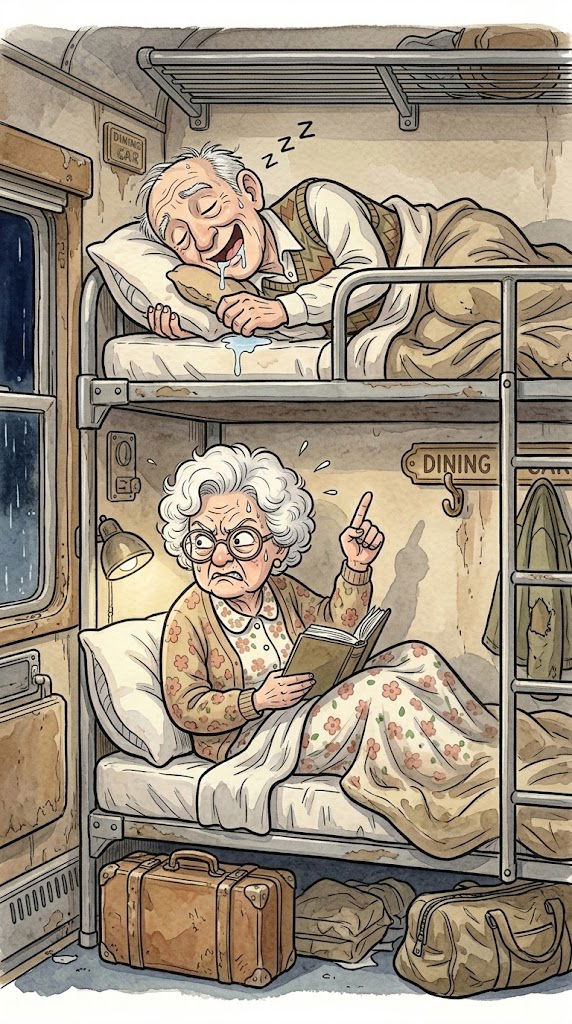 After Getting Stranded in a Cozy Train Sleeper