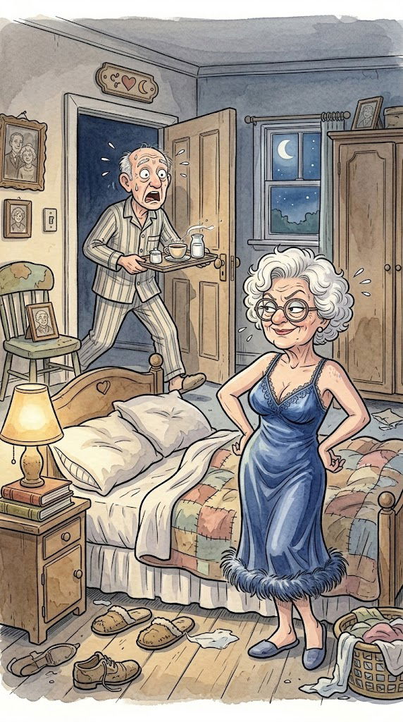 Celeb stuns in daring sheer nightwear