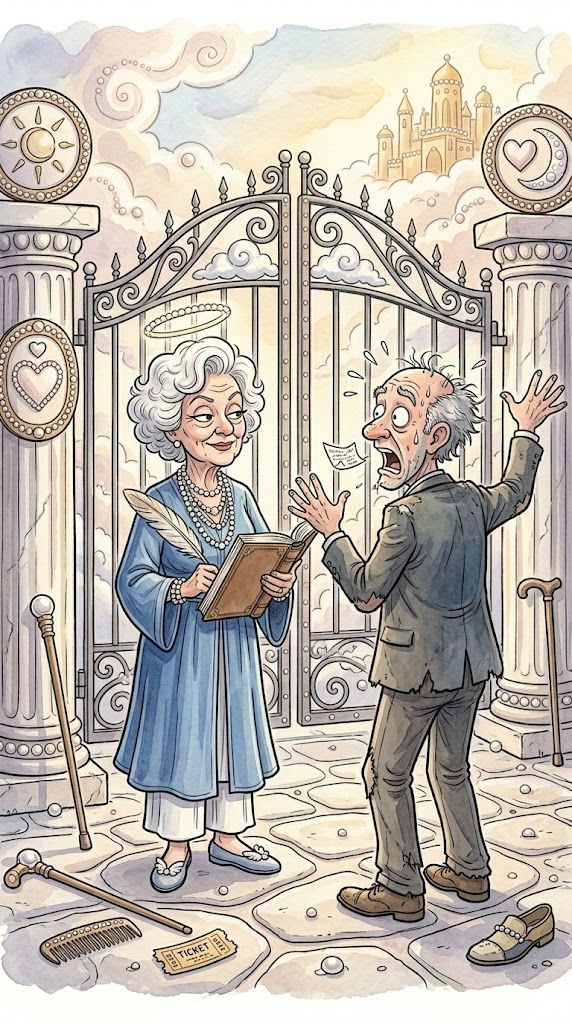 Celeb's Arrival at Heaven's Gates Sparks Curiosity