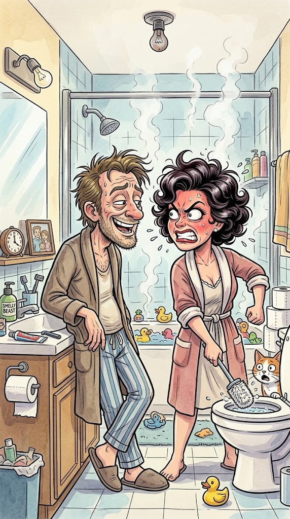 What husband does when wife flaunts new nightly bling leaves everyone laughing