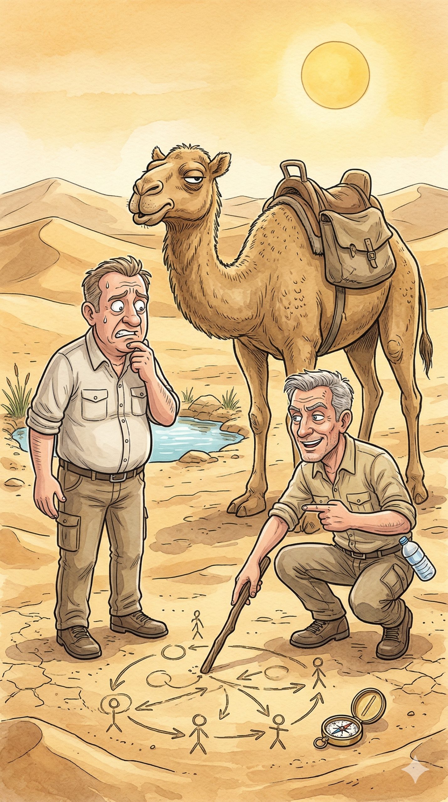 What Happened When Two Men Took a Risk with a Camel?