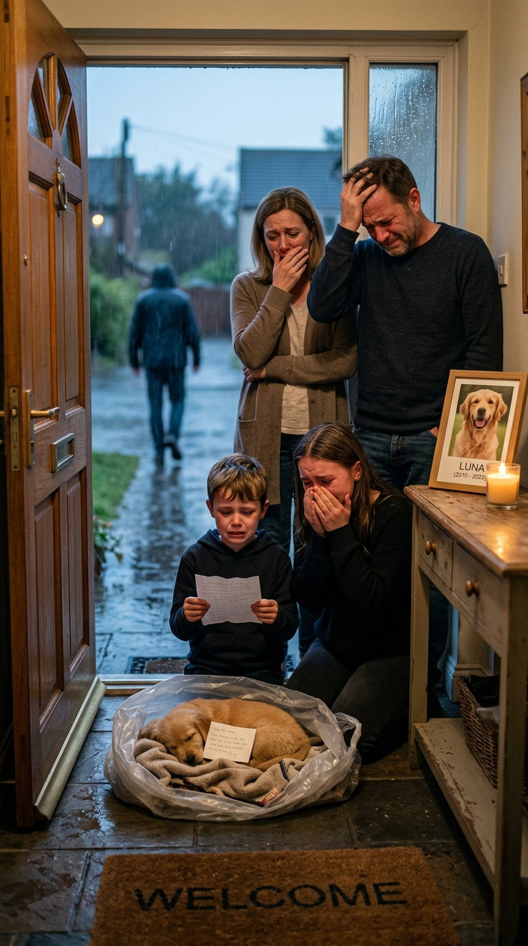 Heartwarming Note Left with Abandoned Puppy Mends Long-Held Pain