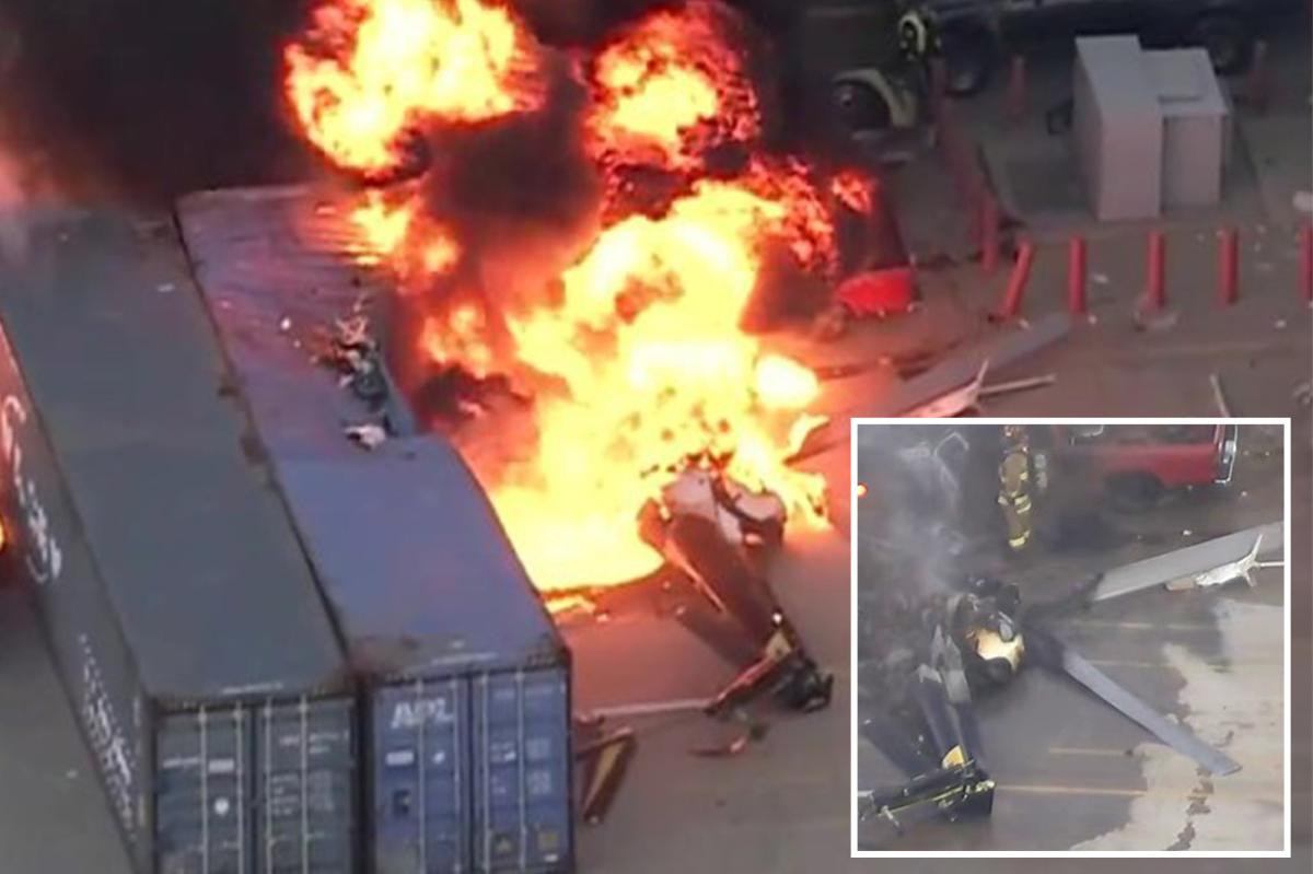 Tragedy Unfolds: Helicopter Crash Leaves Chaos and Tears in Los Angeles