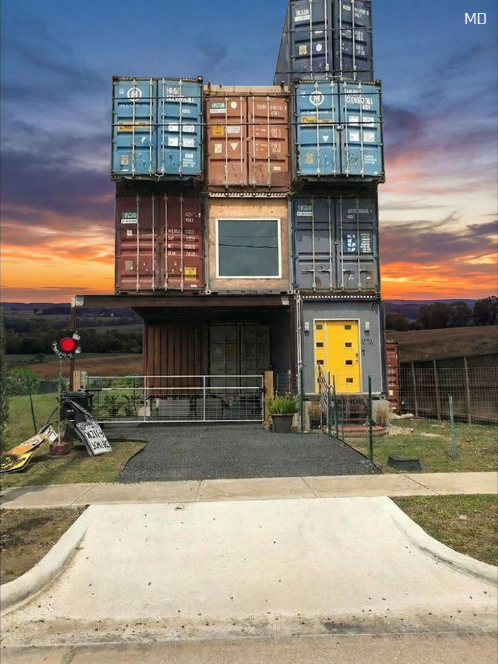 What Lies Inside a 2,500-Sq-Ft Shipping Container Home?