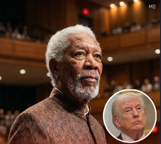 Fans Speculate After Morgan Freeman's Mysterious Take on President Trump