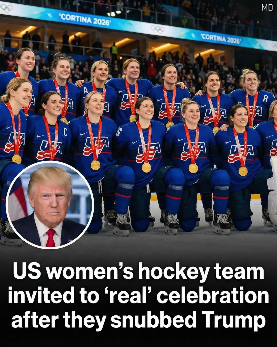 Exclusive Invite: U.S. Women's Hockey Team's Surprise Celebration After Turning Down White House