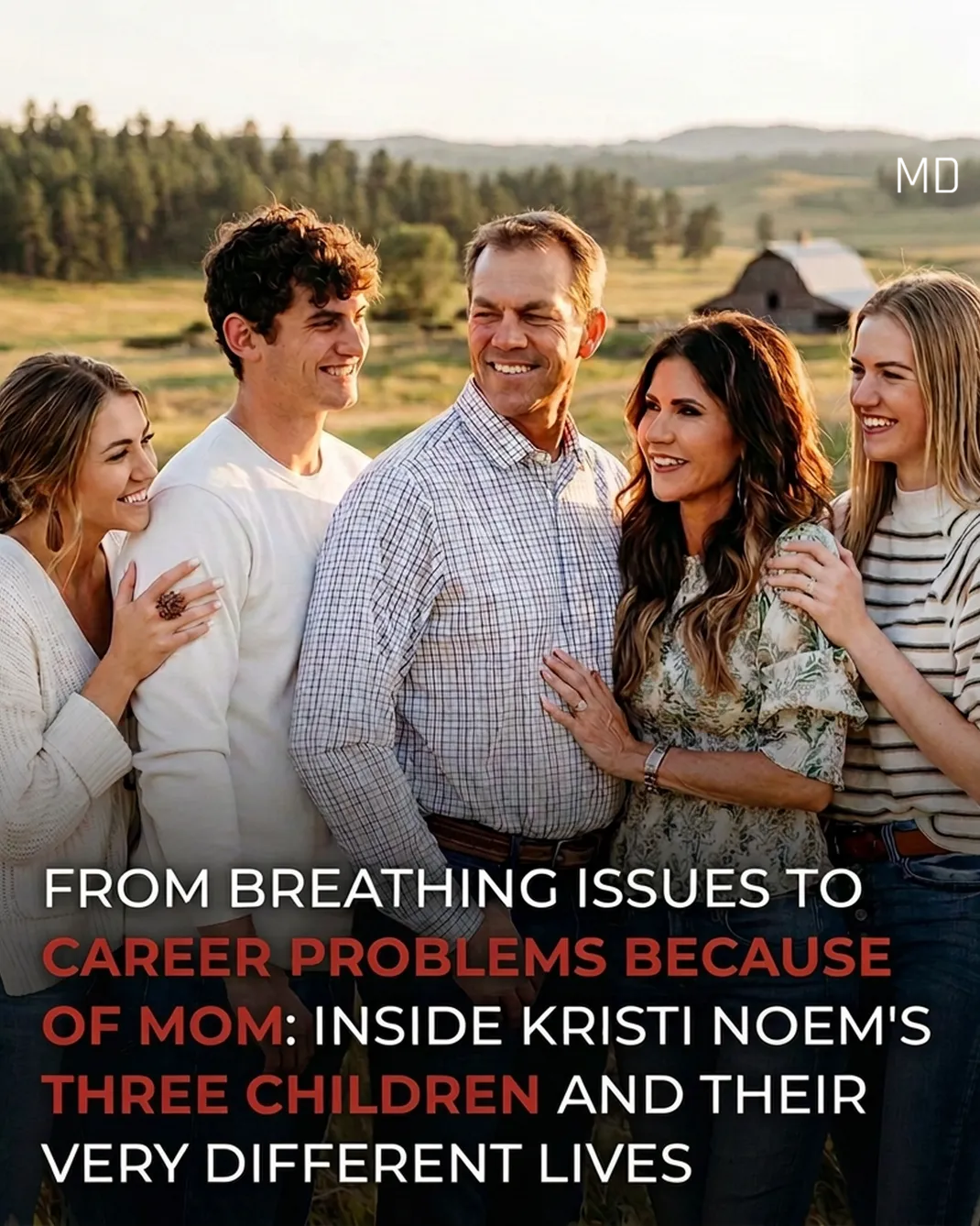 Fresh Insights: Peek into Kristi Noem & Bryon's Family with 3 Kids