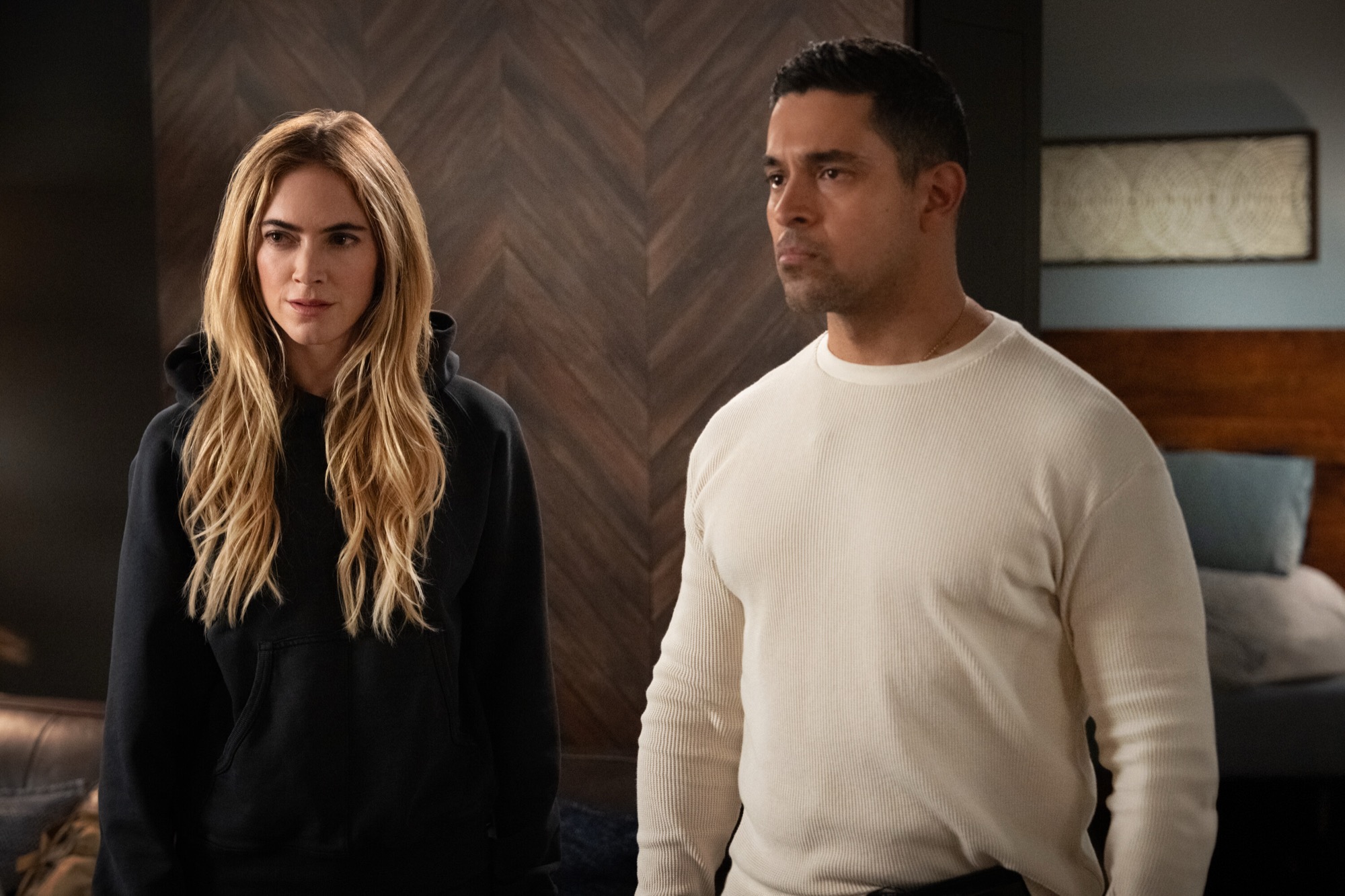 Torres and Bishop's Surprising 'NCIS' Moment Revealed by Wilmer and Emily