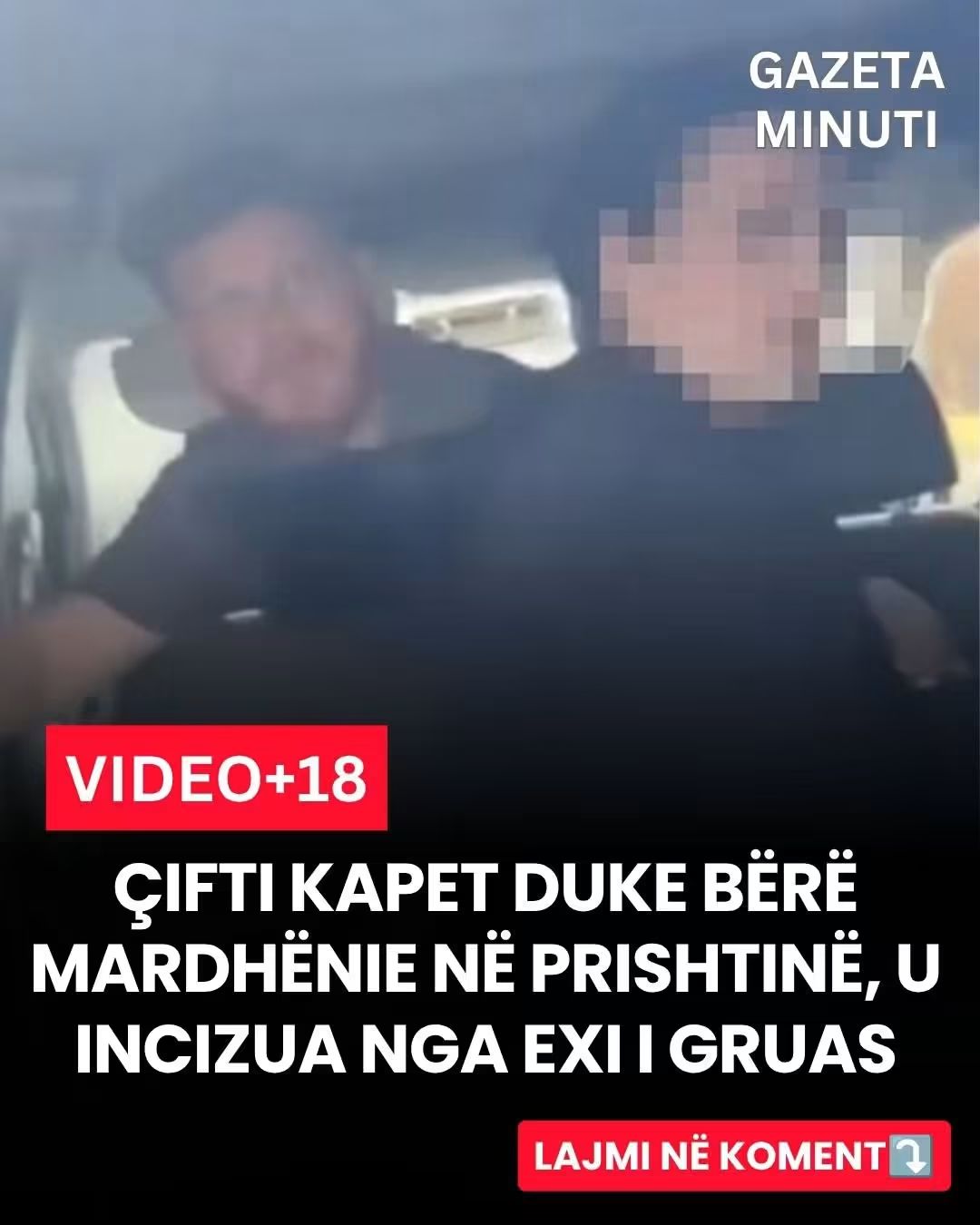 Caught in the Act: Couple's Public Encounter Sparks Controversy in Pristina