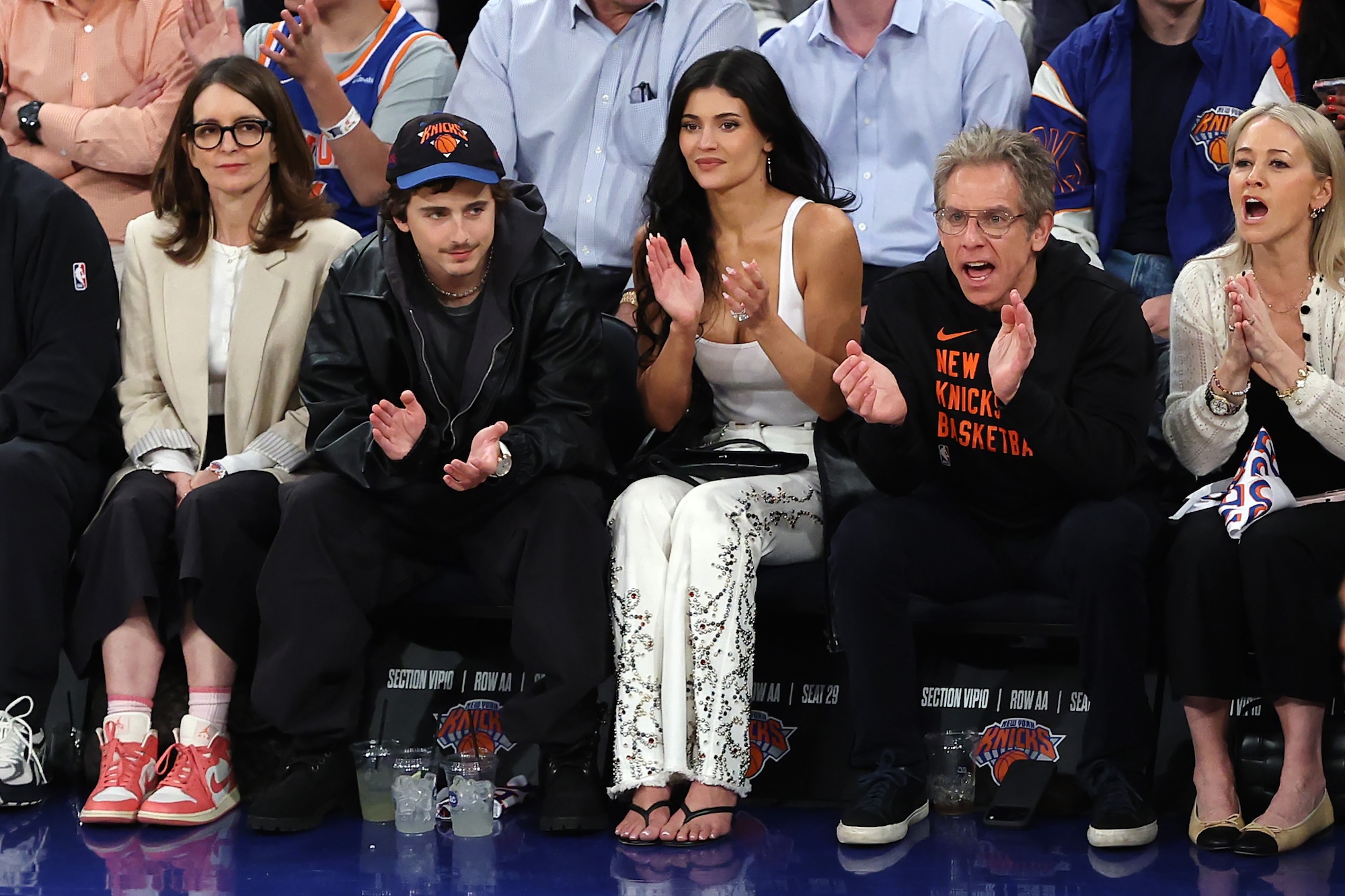 Tina Fey's Surprising Response to Timothee Chalamet at Knicks Games