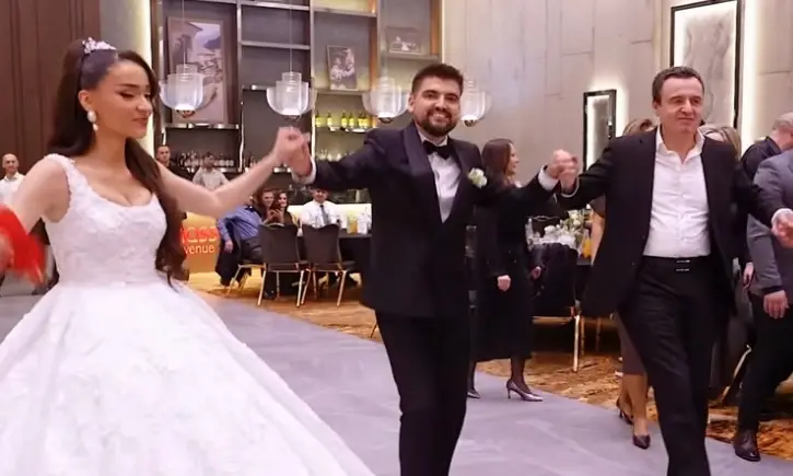 Albin Kurti's Unexpected Wedding Appearance Sparks Reactions