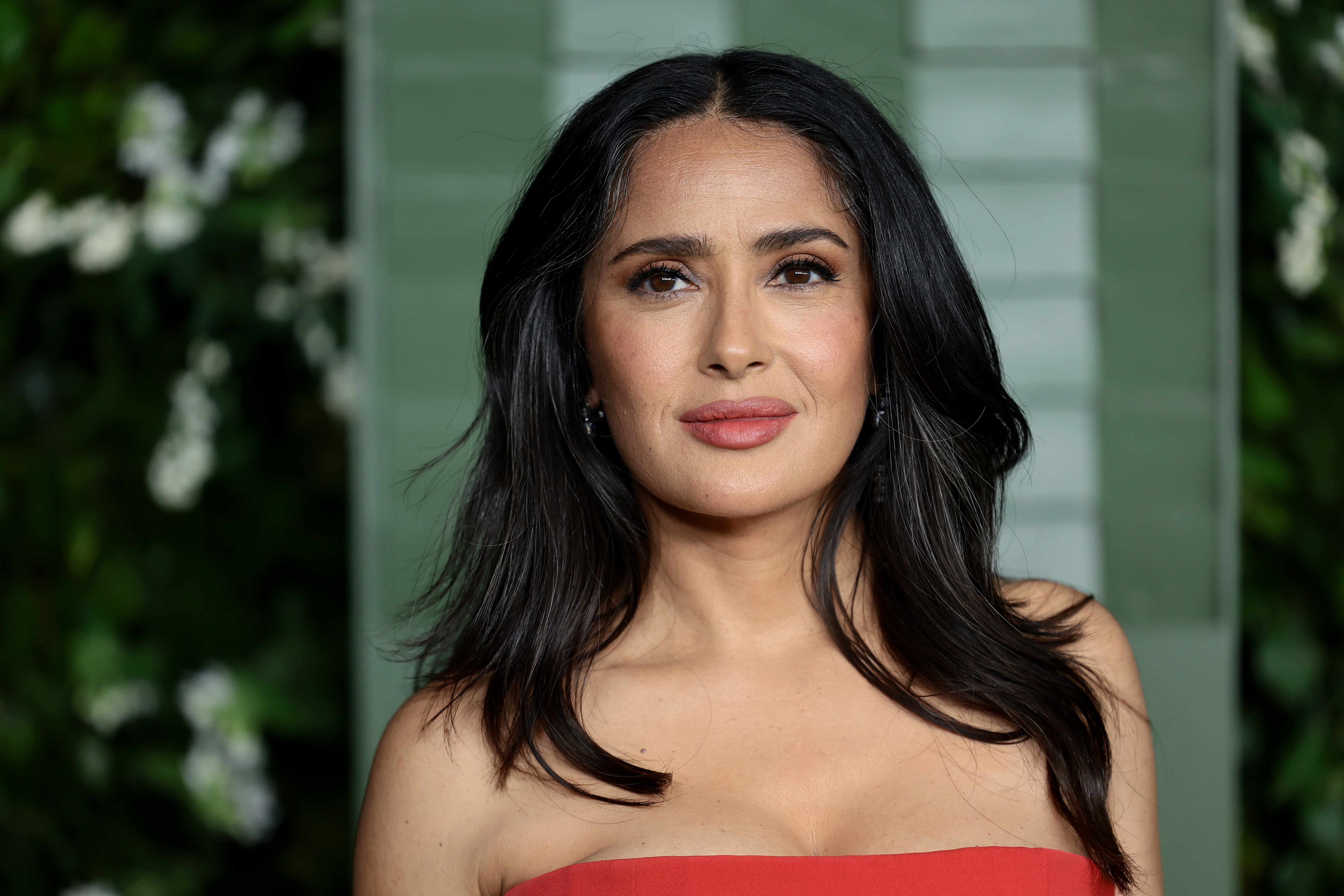 Salma Hayek's Skirt Style Sparks a Denim Dilemma