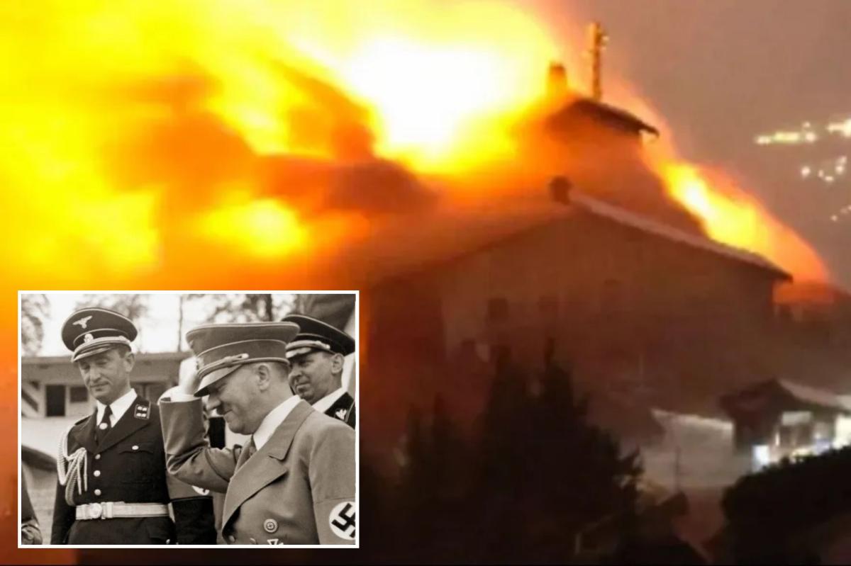 Why Was Hitler's 'Eagle's Nest' Suddenly Engulfed in Flames?