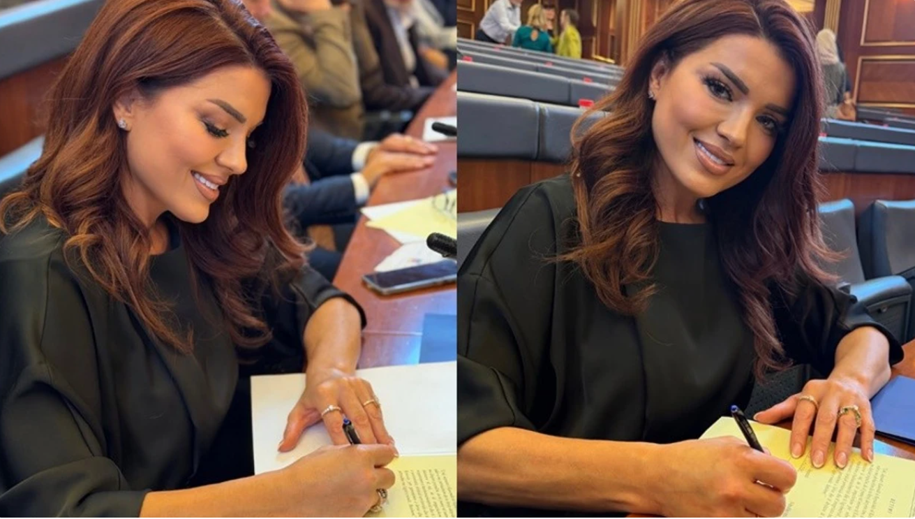Edona Llalloshi Stirs Attention with Her Third Parliamentary Oath