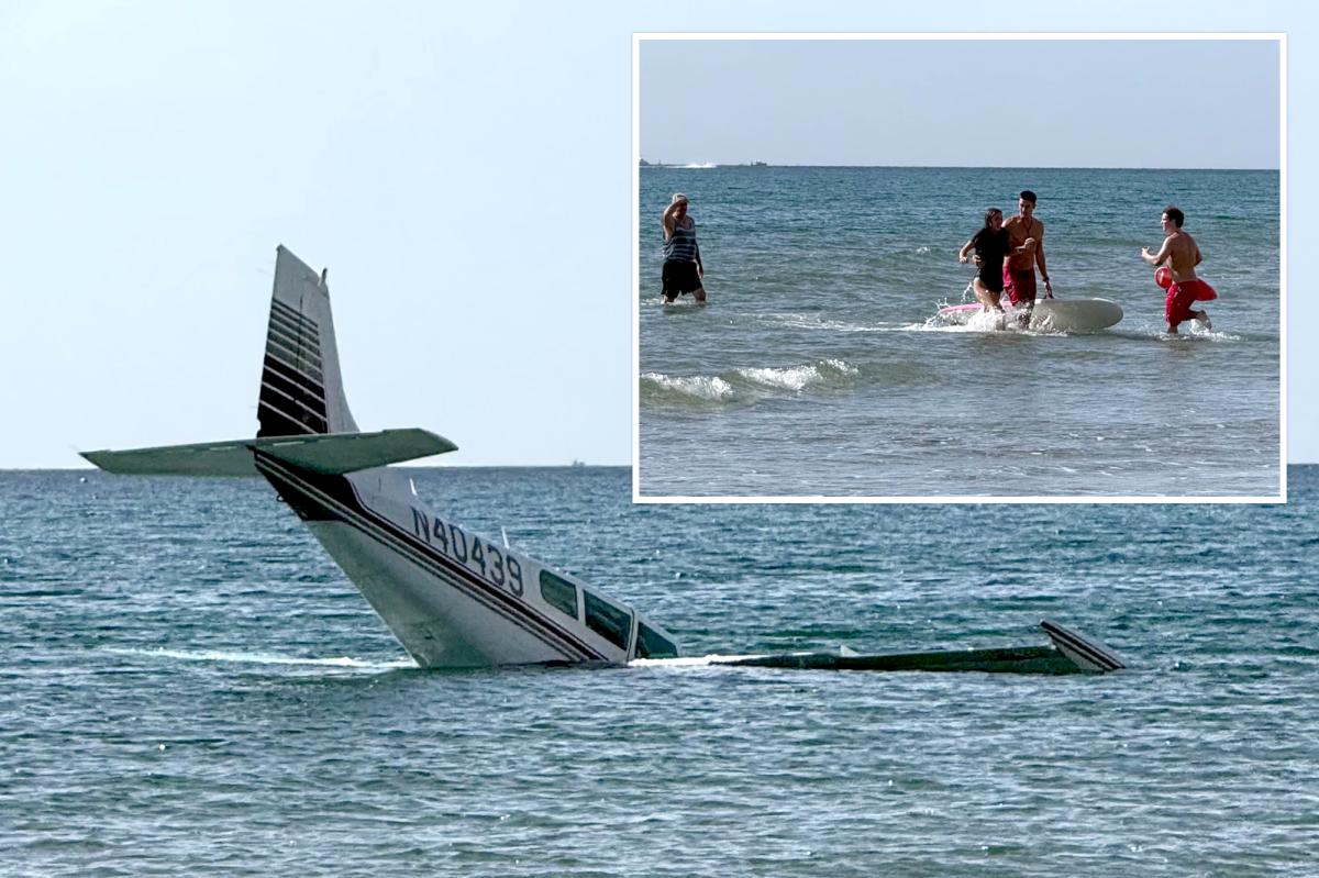 Young Pilot's Daring Sea Landing Stuns Florida Beachgoers